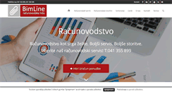 Desktop Screenshot of bim-line.si